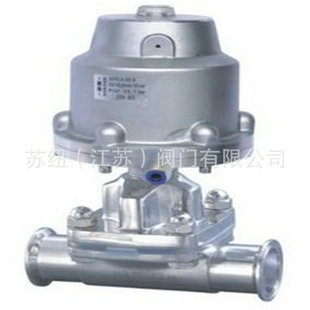 BDG-22F全不锈钢气动隔膜阀_316L快装隔膜阀_卫生级隔膜阀