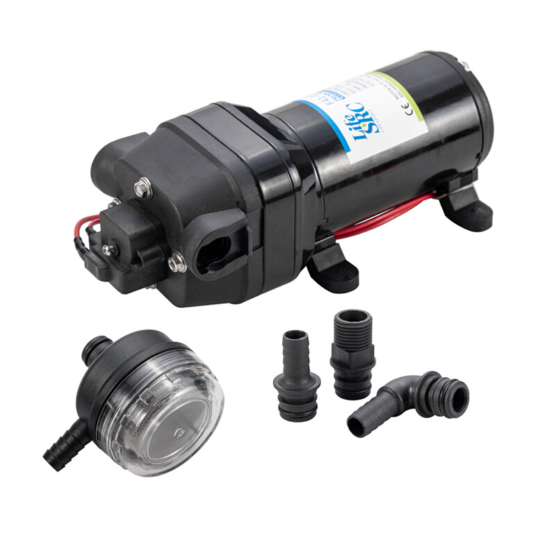 出口英文中性房车游艇水泵灌装隔膜泵高压自吸增压泵12V24DC