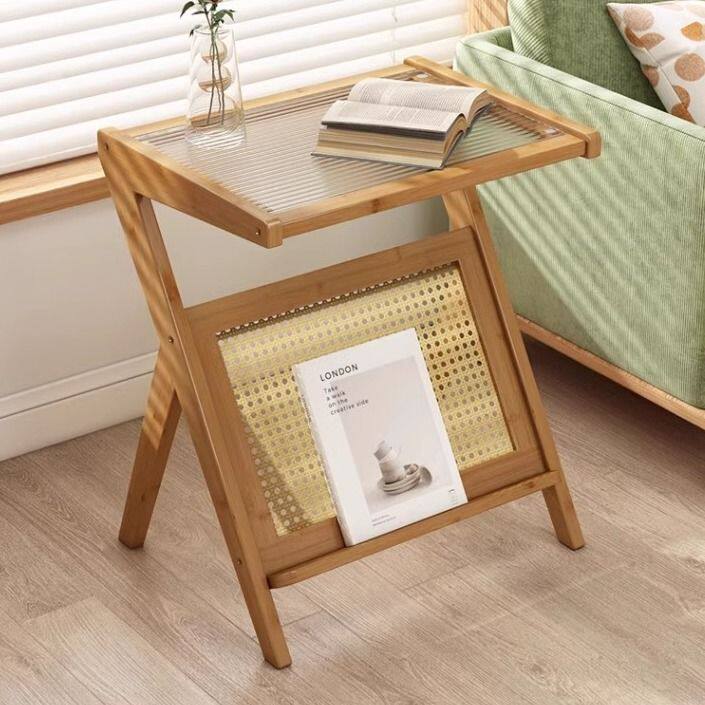 边几小茶几卧室床头小桌子客厅沙发网红床头柜民宿置物架日式角几