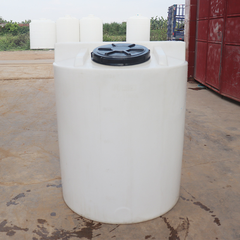 厂家批发平底塑料加药箱现货清洁搅拌桶加厚PE塑胶水箱商用储水罐