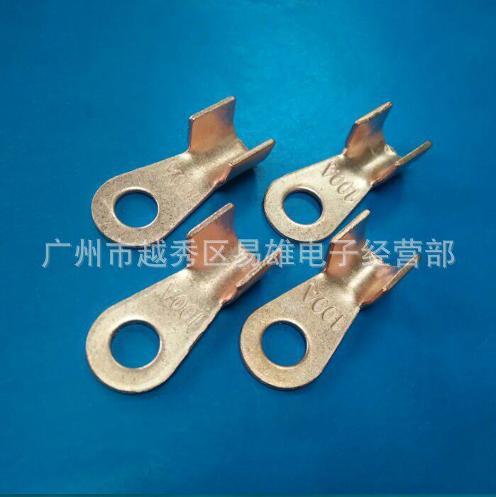 OT-60A开口线耳铜鼻子20A/30A/40/50/60铜线耳铜接头线耳1000/包