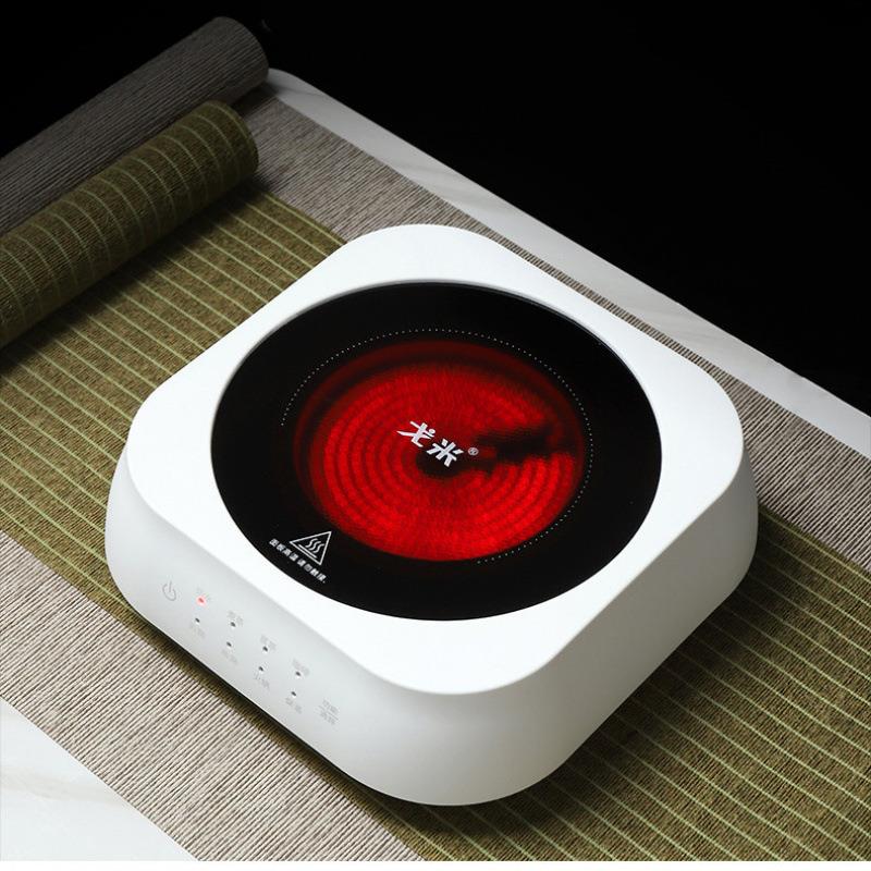 戈米电陶炉 电热炉煮茶炉光波炉咖啡摩卡壶煮茶器烧水壶智能控温