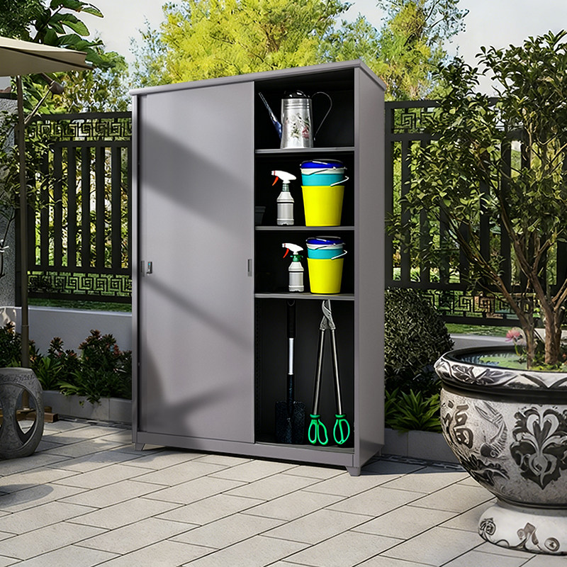 0甲醛户外储物柜防水防晒庭院收纳柜阳台推拉门大容量置物储藏柜,住宅家具,户外储物柜,淘宝优惠券,粉丝福利购,淘宝优惠卷