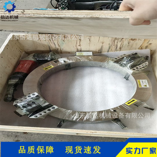 厚壁大口径钢管破口倒边机两半式切管机自动进刀外卡式管子坡口机