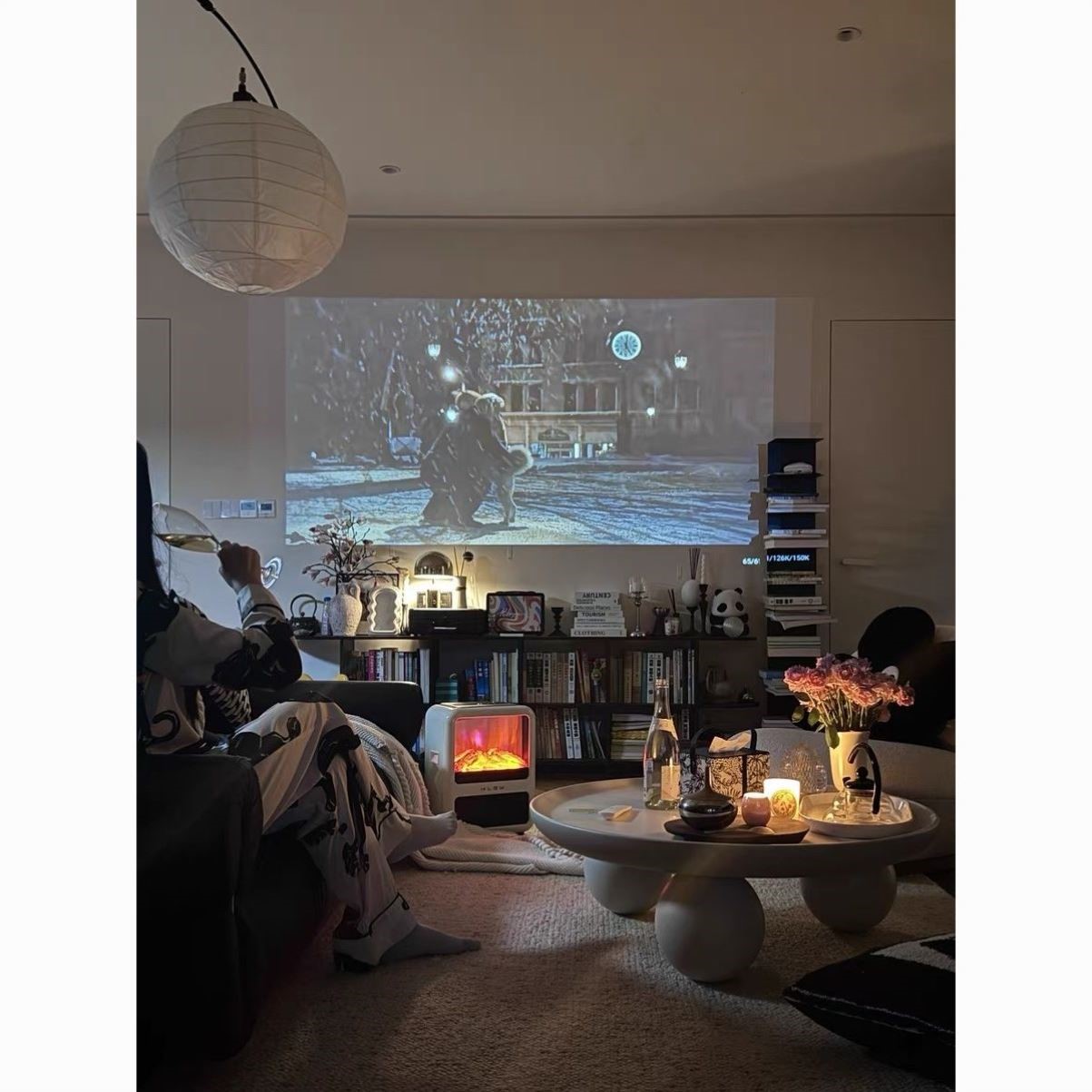 圆形奶油风茶几客厅家用创意2023新款北欧简约现代小户型沙发圆桌