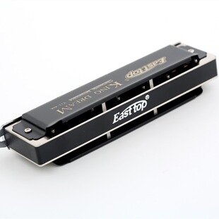 EASTTOP HARMONICA金色梦想者12孔半音阶C调口琴 高档半音阶口琴