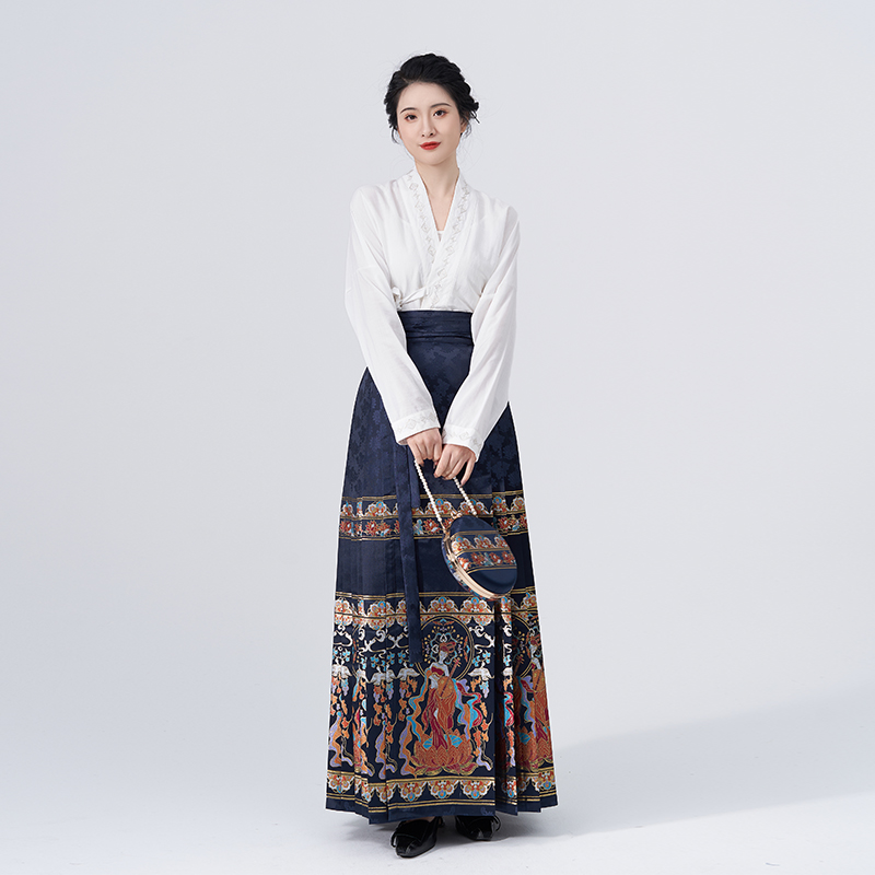 织造司旗舰店舞法天女马面裙