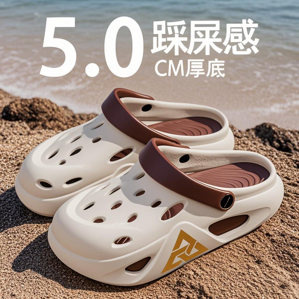包头拖鞋男士2025新款夏潮流外穿
