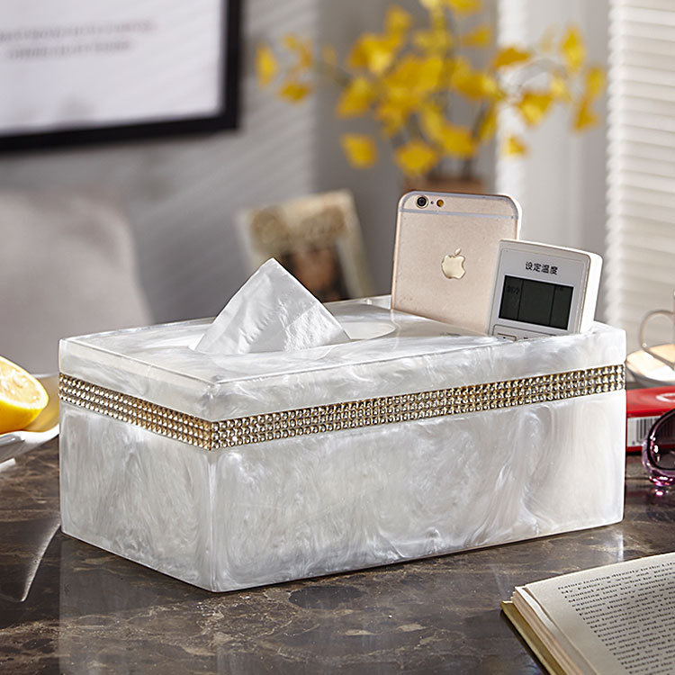 简约现代创意欧式多n功能纸巾盒客厅家用餐桌纸抽盒收纳家居抽纸