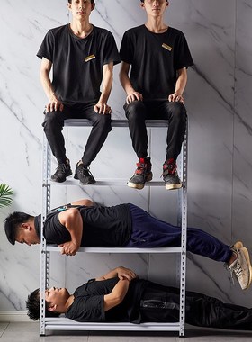 货架小型超市收银台前小型货架陈列架矮层商用仓R储移动承重置物