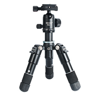 铝合金短小微距桌面微单反相机轻迷你三脚架 便携球形云台三角架