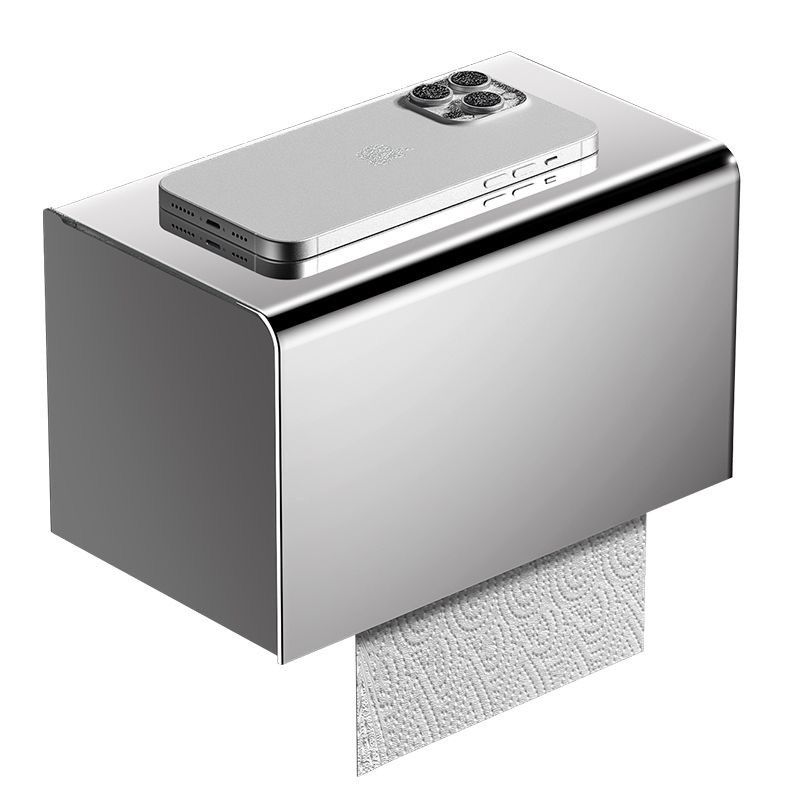 304不锈钢纸巾盒卫生间厕所抽纸盒浴室免打孔壁挂厕纸卷纸置物架