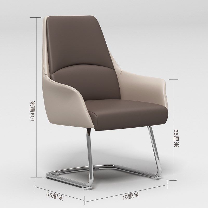 人体工学办公椅舒适久坐会议椅办公室电脑坐椅职员椅子高档皮质椅