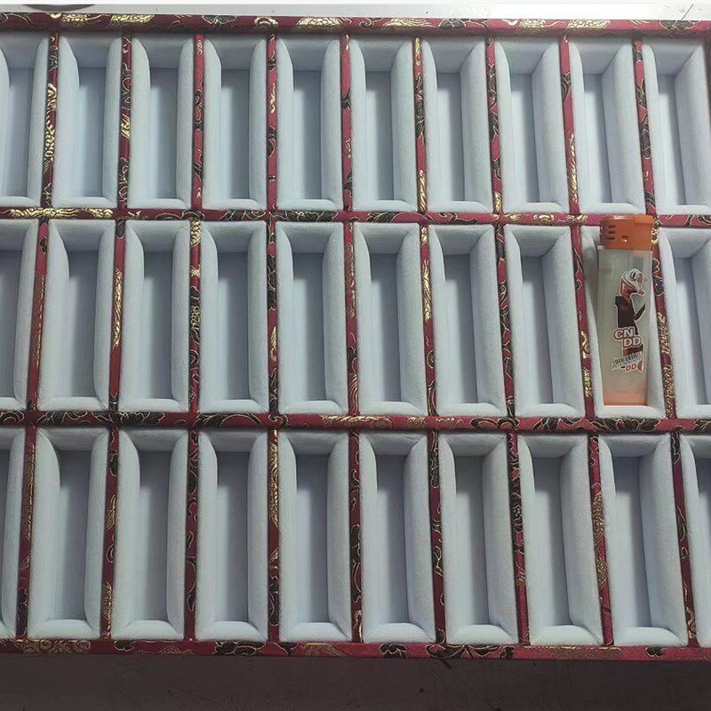 木质手工篆刻料石印章多格收纳锦盒30格盒多宝盒厂家直销支持定制