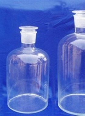 玻璃磨口瓶 5000ML  白色小口试剂瓶 白小口 白细口瓶 盐城华鸥