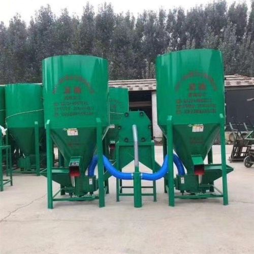 优选饲料搅拌机 猪场鸡场搅拌饲料机自吸无尘饲料粉碎搅拌一体机