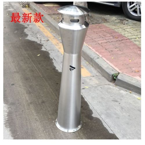 商场立式不锈钢烟蒂柱灭烟桶户外吸烟区烟L灰缸室外落地灭烟垃圾