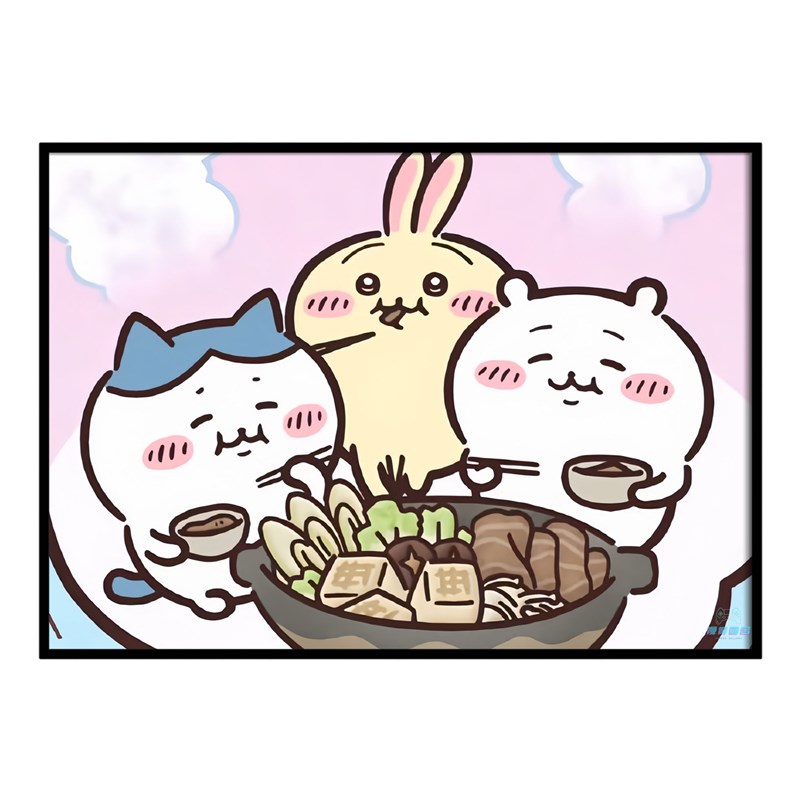 chiikawa动画装饰画挂画相框C漫画可爱治愈卧室玄关客厅萌系日系