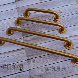 工业风金色水管门把手复古铁艺水管拉H手门把手木门橱柜门把手明