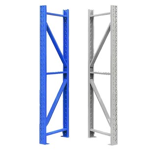 大昌货架立柱支架仓储货架加高立B柱轻型立柱中型立柱货架腿置物