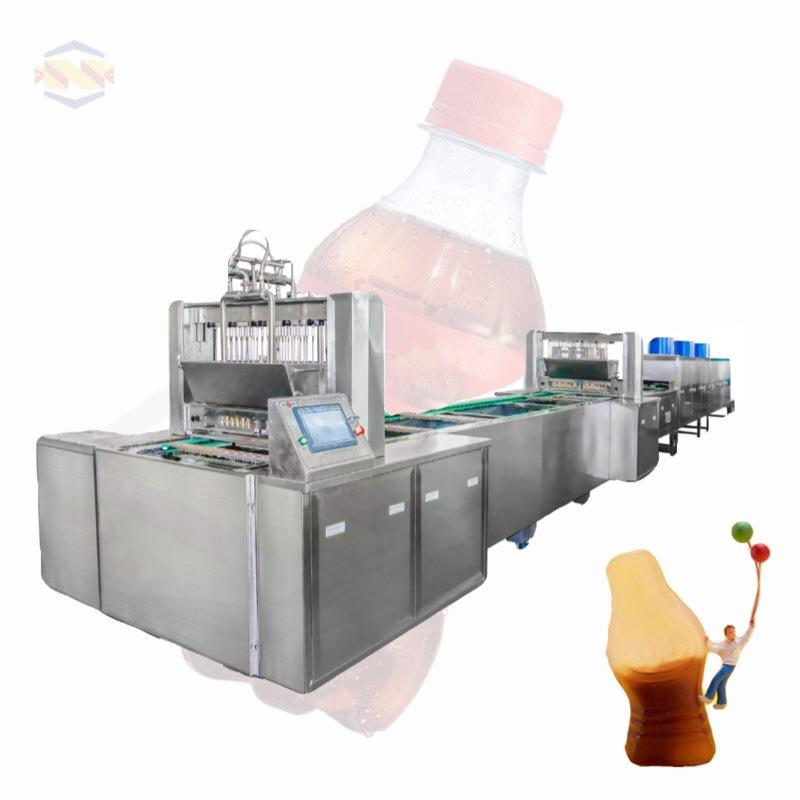 SE-7214E-200可乐味可乐瓶软糖成型机 软糖全自动伺服浇注生产线