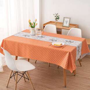 桌布布艺免洗防水防油餐桌布轻奢高级感台布2025新款长方形茶几布