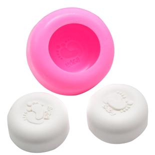 0DIY烘焙 脚丫印模具 香薰石膏手工皂粘土 翻糖蛋糕装饰 硅胶模进