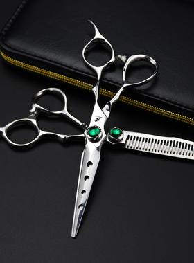 6.0寸奈普森 双剑型 绿色宝石 美发剪 直剪 牙剪 1H