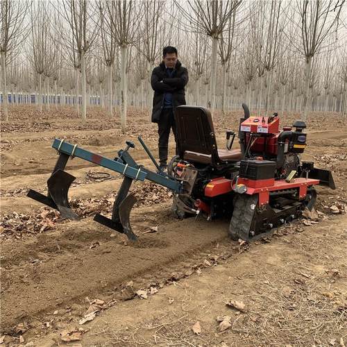 履带式微耕机 多功能耕地机 农用式开沟机耕地机 家用型翻土机