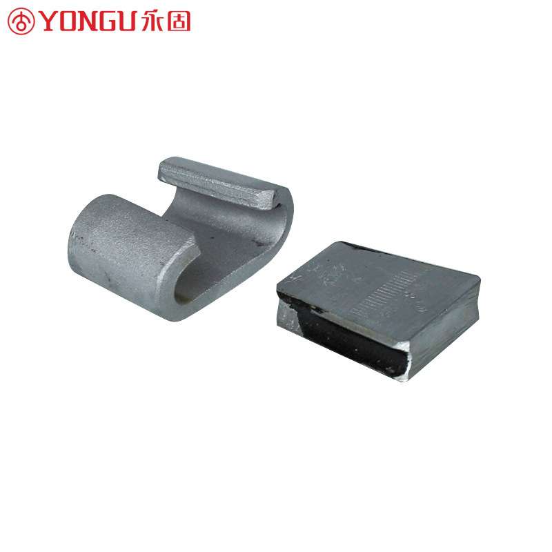 楔型并沟线夹JXD-1-2-3-4永固电力线路金具绝缘罩 铝合金C型线夹