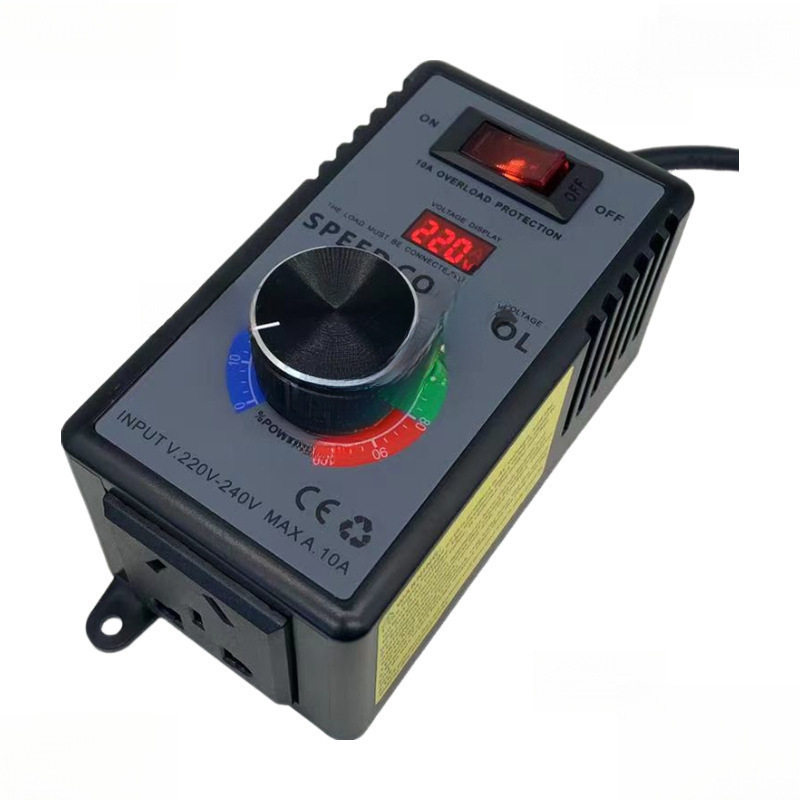 电子调压调速器4000W可调电机电热炉风扇风机无级调温调光AC220V