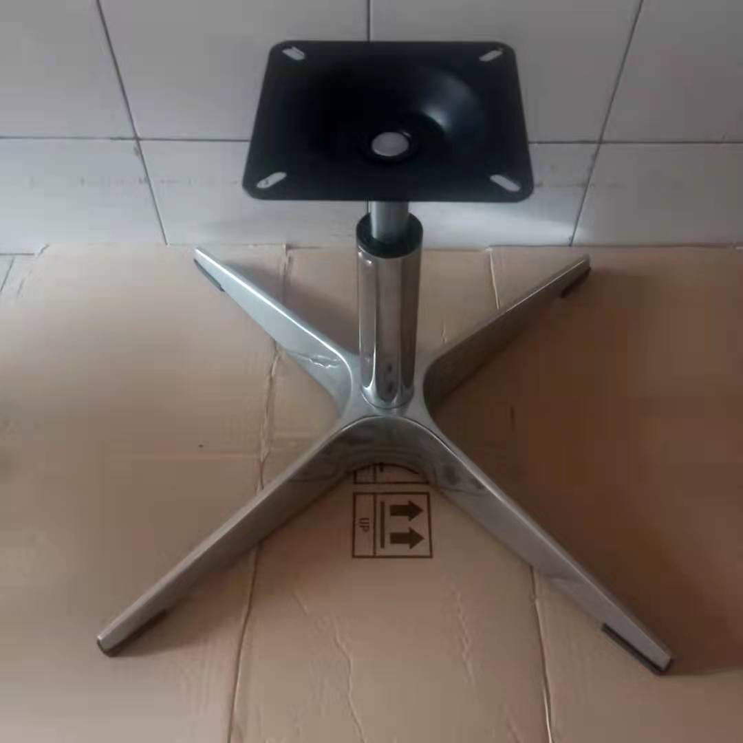 十字底座四爪不升降旋转转椅脚