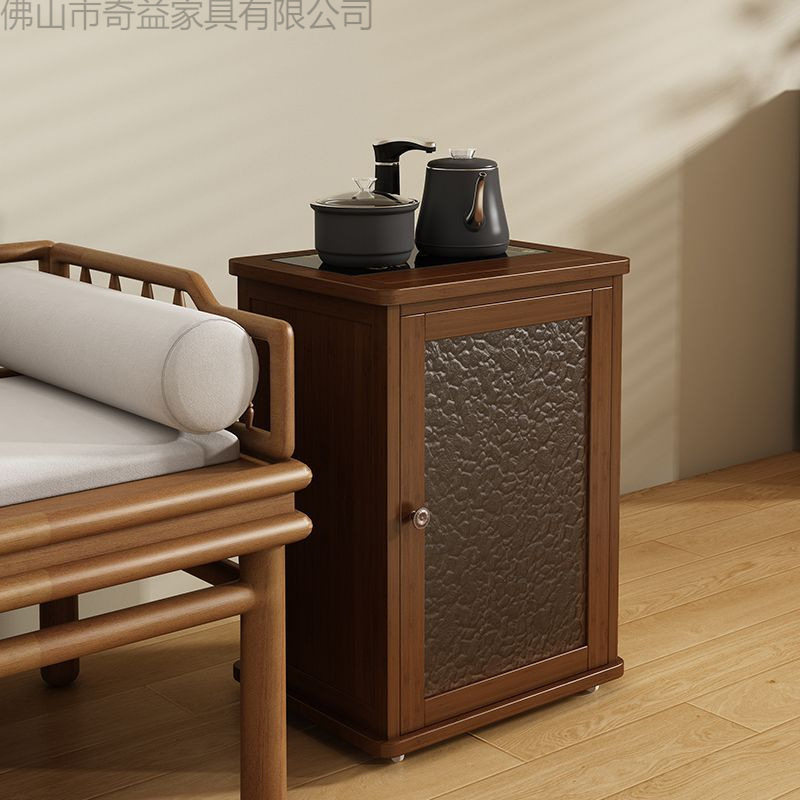 移动茶桌边柜客厅烧水壶一体储茶柜办公室茶桌客厅阳台边柜茶水台