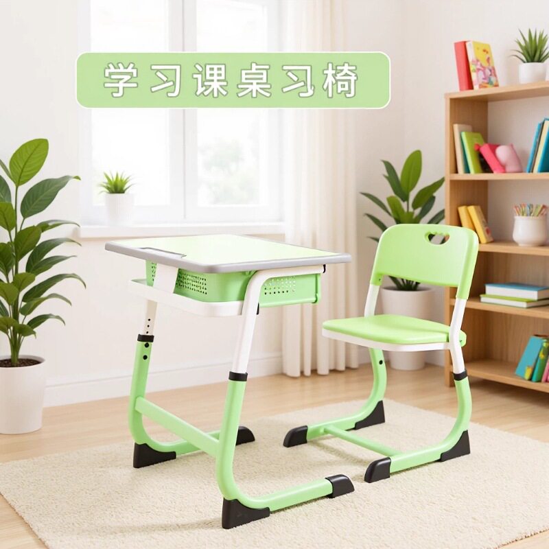 课桌椅高中小学生学校教室辅导班家用书桌培训桌儿童学习桌 写字