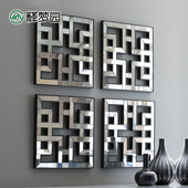装 艺术玻璃 饰镜 新古典镜子 玄关镜 壁饰壁挂 马赛克镜子 W0953