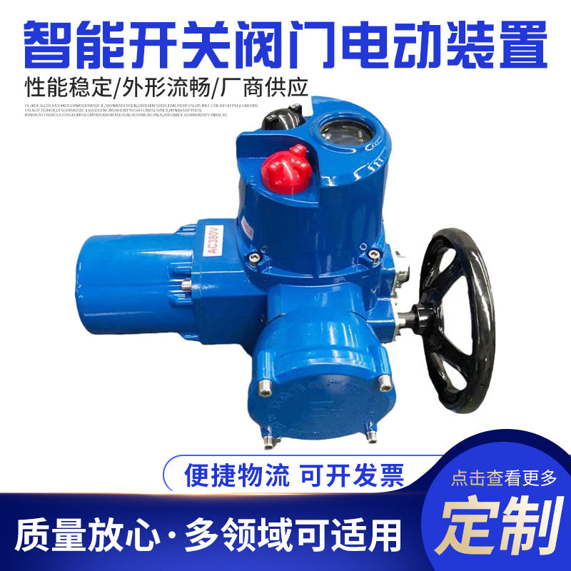 DQW20瑞基蝶阀户外智能开关型带现场操作按钮角行程阀门电动装置
