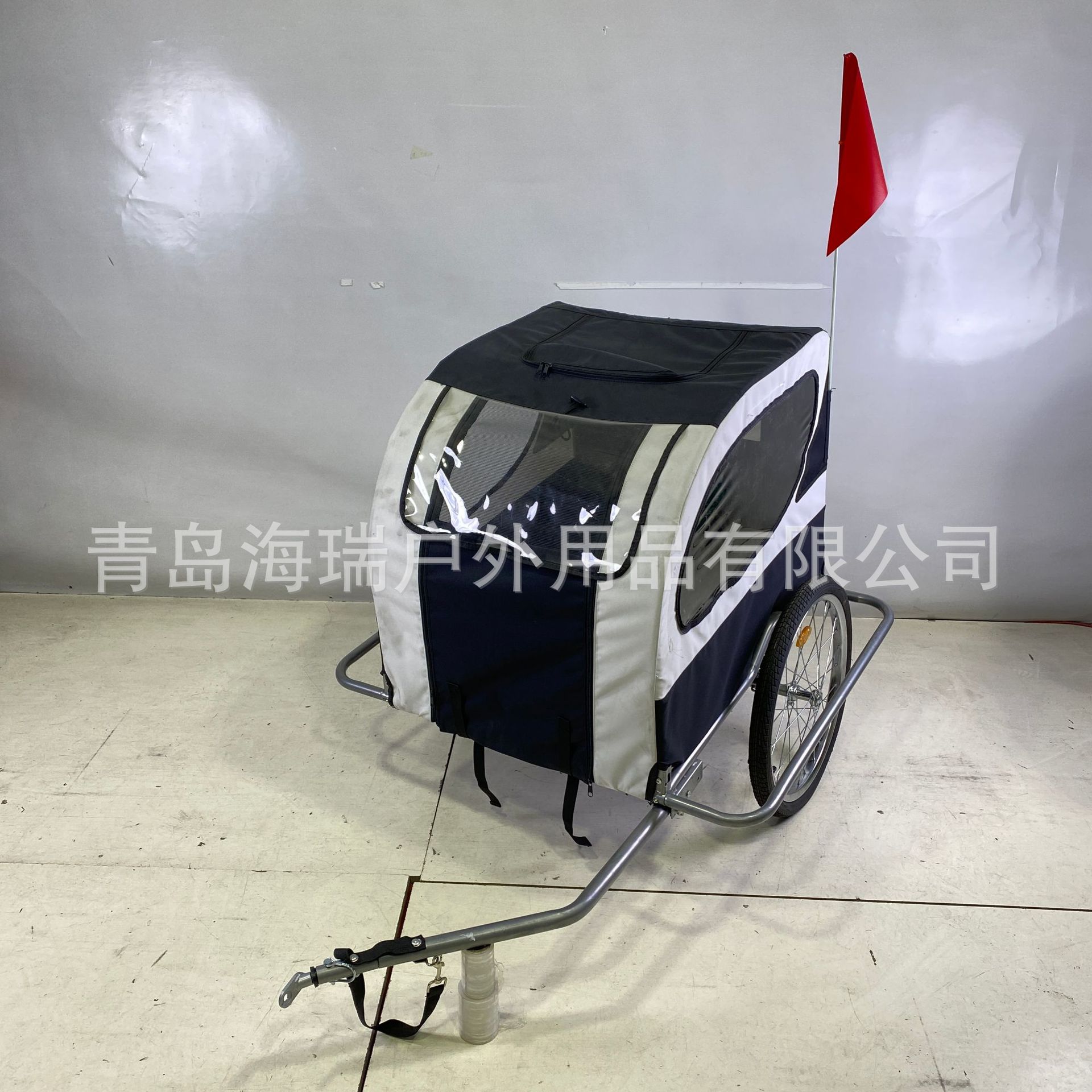 自行车拖车宠物外出拖车 猫狗旅行拖挂车户外旅行两用车山东厂家