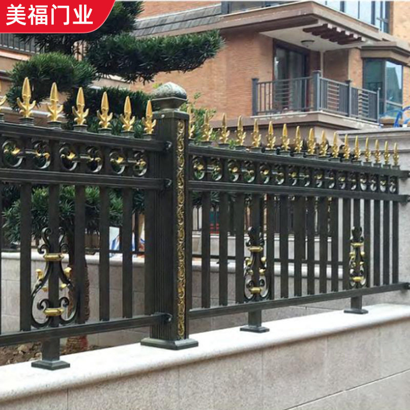 铝合金护栏别墅庭院栏杆农村家用户外花园铝艺围栏铝艺围墙栅栏杆