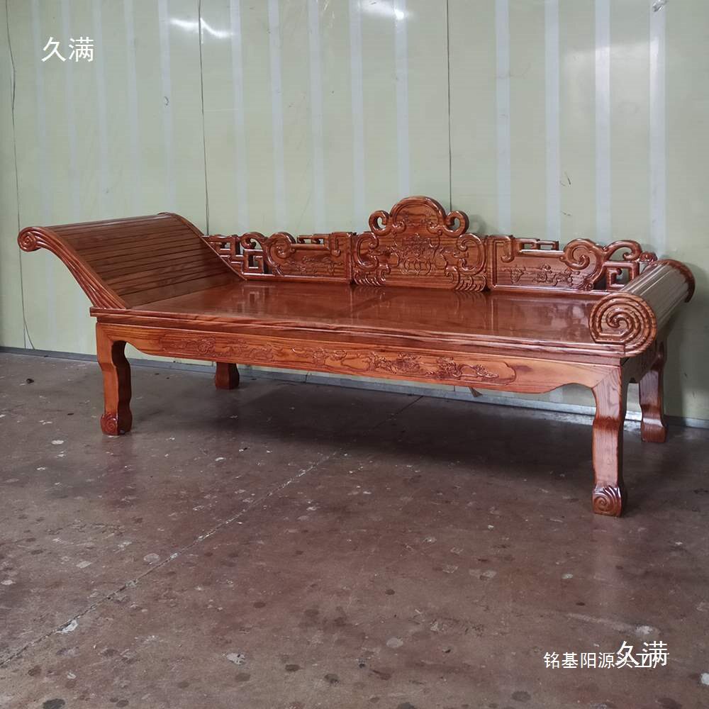 实木雕花中式仿古美人榻罗汉床