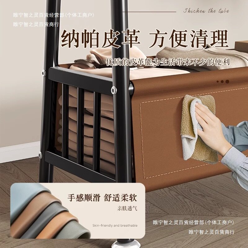 挂衣服家用多功能卧室挂衣架衣帽架落地收纳置物架架子室内晾衣架