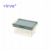 10mL高透明高精准枪头吸头 带滤芯枪嘴 盒装 virya 灭菌款 3219728