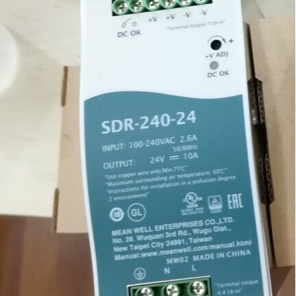 热销导轨电源SDR-75-24   SDR-120-24现货供应全新