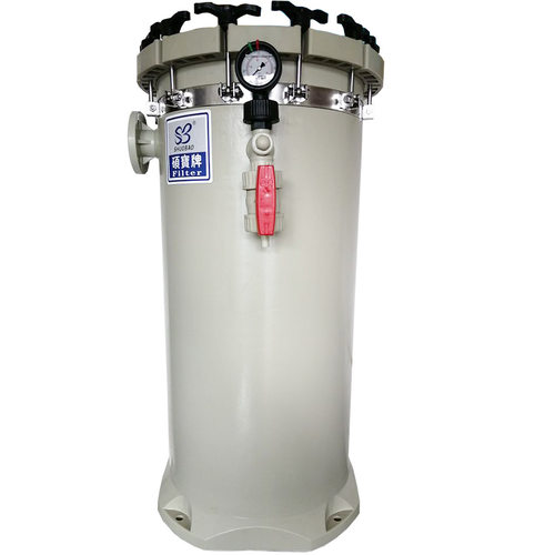 2号袋双袋过滤器GF-3018 50T大流量过滤器 PP耐腐蚀精密过滤桶