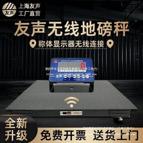 友声地磅秤1-3吨地磅工厂称猪牛地磅称工业物流小型电子地磅秤5吨