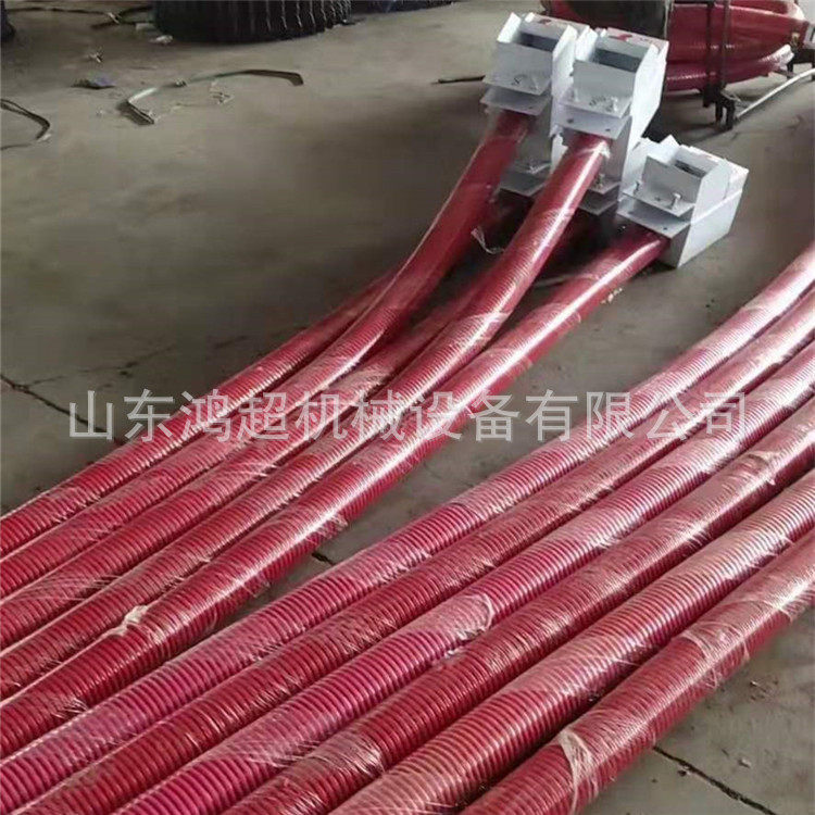 沙子水泥上楼输送机不锈钢螺旋上料机 软管中驱吸粮机