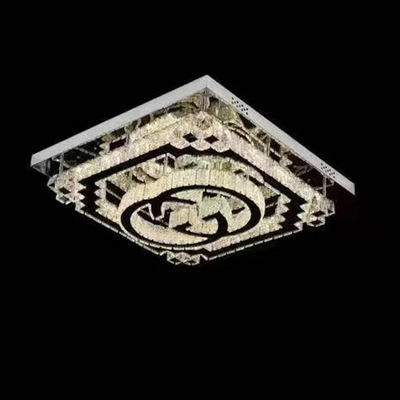 厂家批发现代简约水晶灯 圆形方形灯 K9 Crystal Ceiling Light