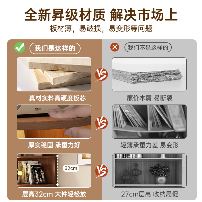 ?转角柜餐边柜靠墙一体储物柜2025新款客厅墙角置物架中古风收纳