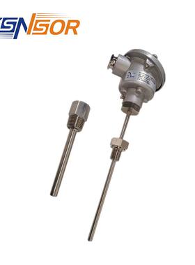 ZYSENSOR套管型热电阻管长80/150MM9.5MM1/4*1/2螺纹4-20MA
