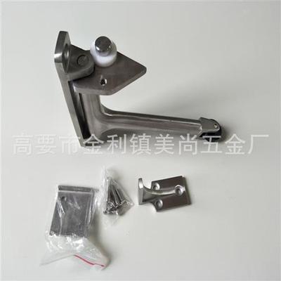 适用工字型顺位器美标304不锈钢精铸重型顺位器通道门静音关门缓