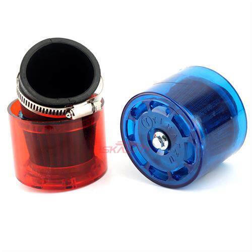 越野摩托车ATV沙滩车防水空滤器直口弯头50-125cc斜口空气滤清器